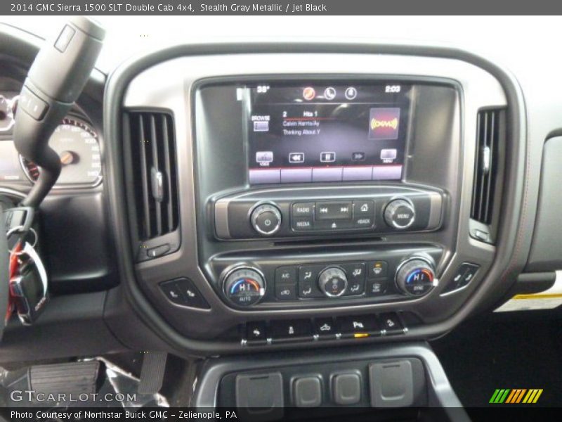 Stealth Gray Metallic / Jet Black 2014 GMC Sierra 1500 SLT Double Cab 4x4