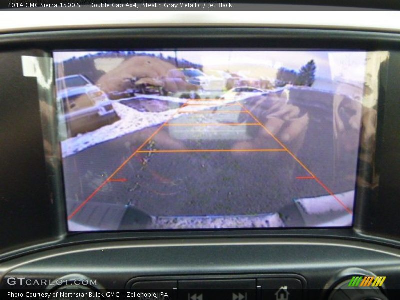 Stealth Gray Metallic / Jet Black 2014 GMC Sierra 1500 SLT Double Cab 4x4