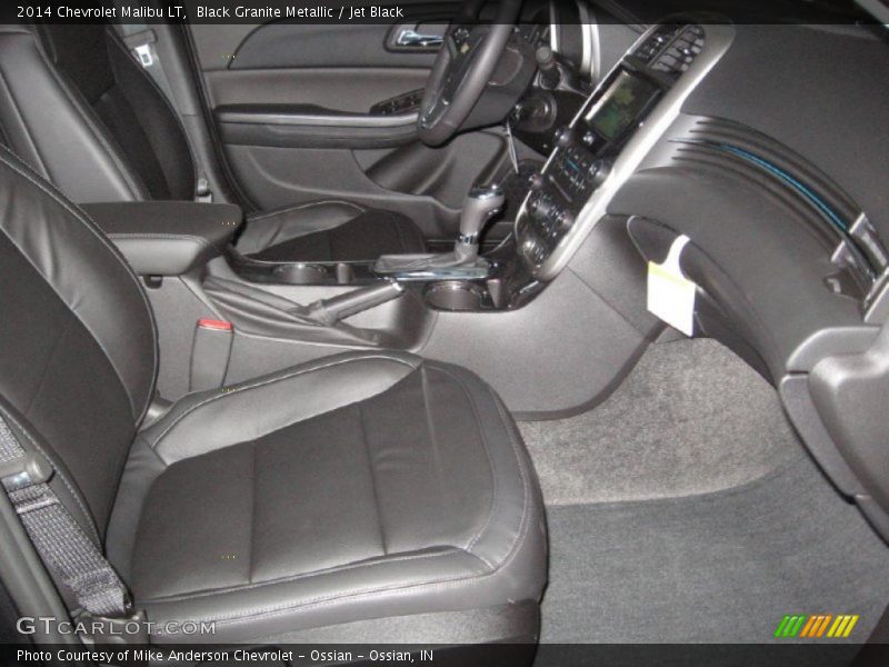 Black Granite Metallic / Jet Black 2014 Chevrolet Malibu LT