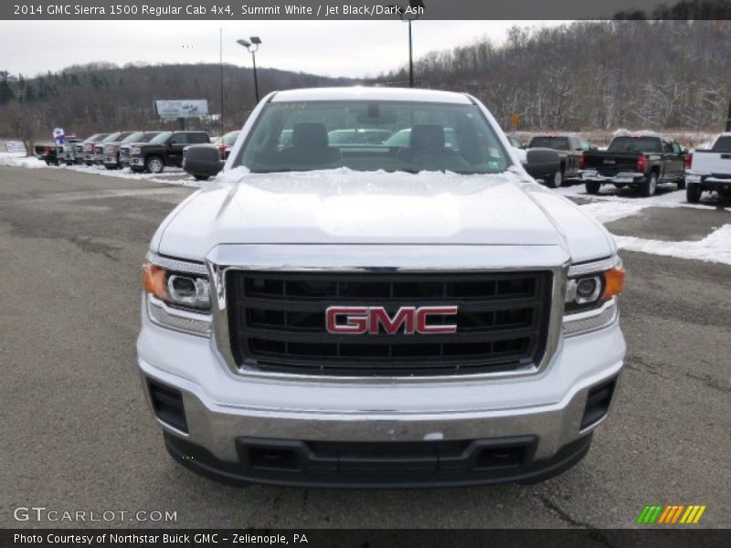 Summit White / Jet Black/Dark Ash 2014 GMC Sierra 1500 Regular Cab 4x4