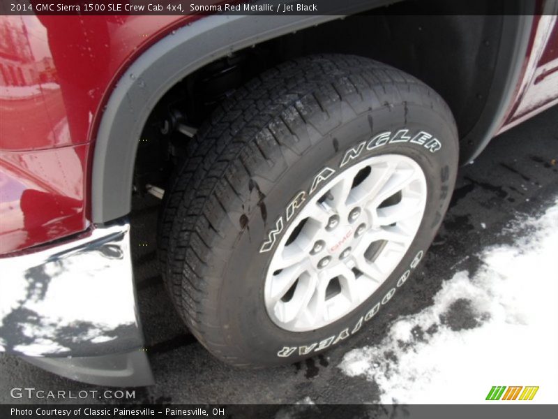 Sonoma Red Metallic / Jet Black 2014 GMC Sierra 1500 SLE Crew Cab 4x4