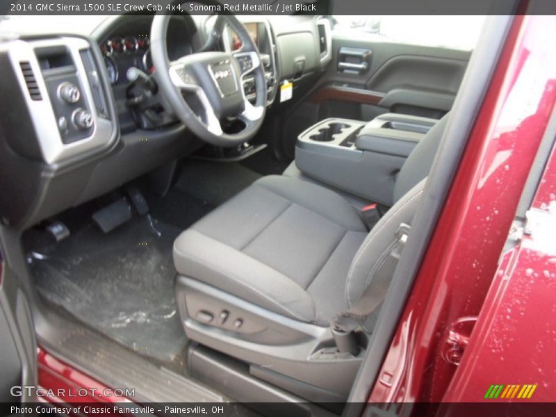 Sonoma Red Metallic / Jet Black 2014 GMC Sierra 1500 SLE Crew Cab 4x4
