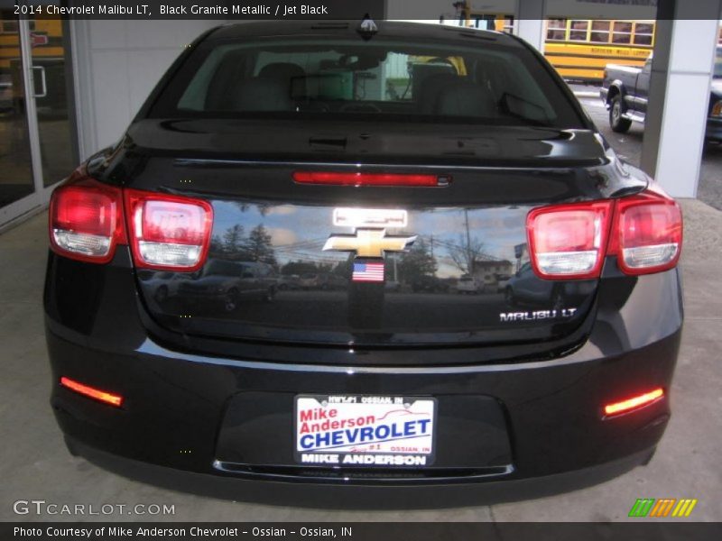Black Granite Metallic / Jet Black 2014 Chevrolet Malibu LT