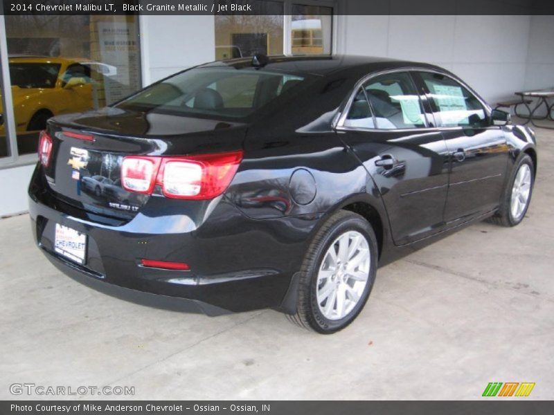 Black Granite Metallic / Jet Black 2014 Chevrolet Malibu LT