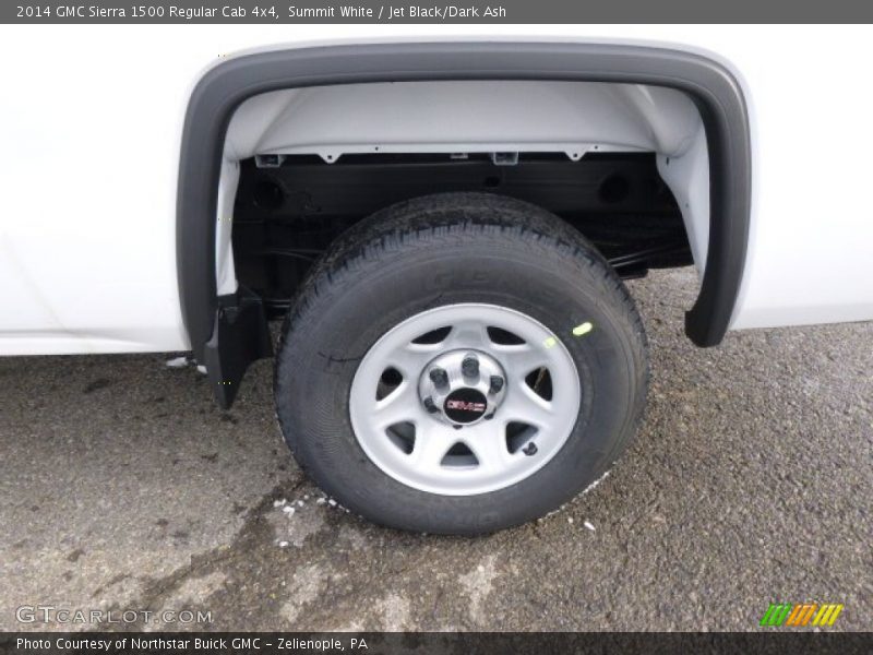 Summit White / Jet Black/Dark Ash 2014 GMC Sierra 1500 Regular Cab 4x4