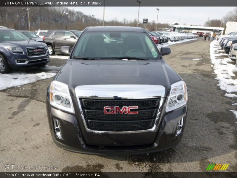 Iridium Metallic / Jet Black 2014 GMC Terrain SLE AWD