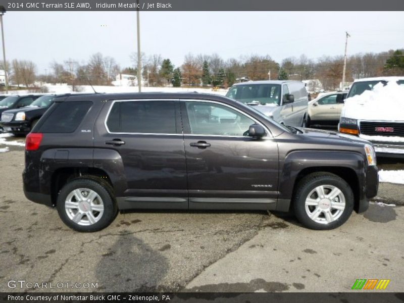 Iridium Metallic / Jet Black 2014 GMC Terrain SLE AWD