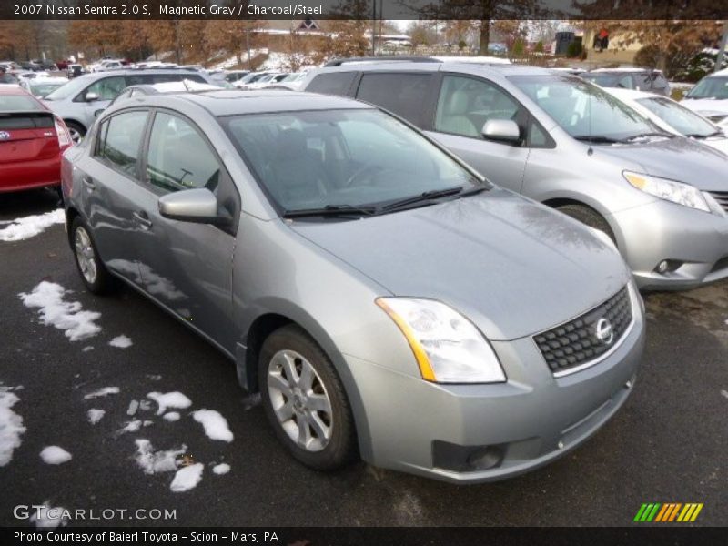 Magnetic Gray / Charcoal/Steel 2007 Nissan Sentra 2.0 S