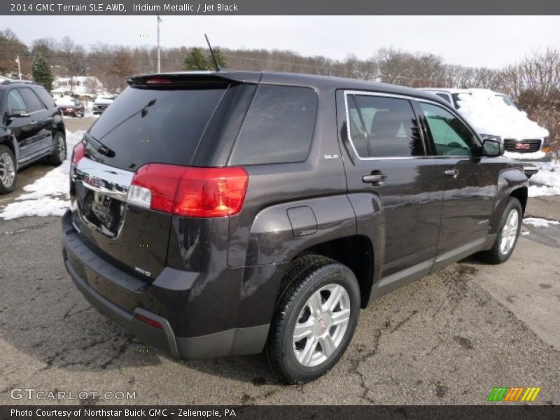Iridium Metallic / Jet Black 2014 GMC Terrain SLE AWD