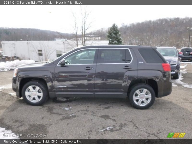 Iridium Metallic / Jet Black 2014 GMC Terrain SLE AWD