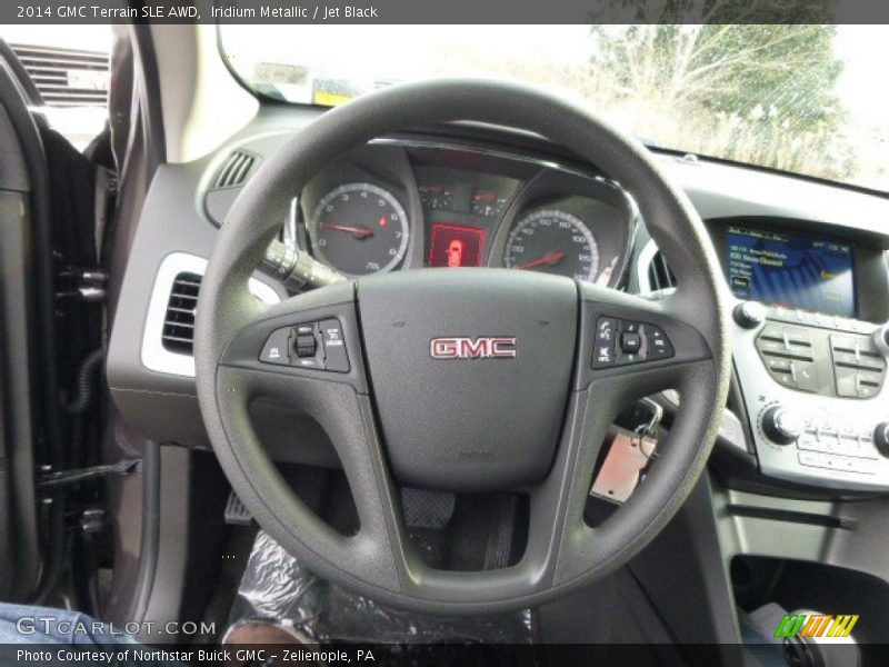 Iridium Metallic / Jet Black 2014 GMC Terrain SLE AWD