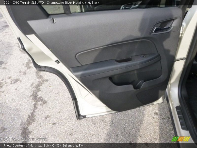 Champagne Silver Metallic / Jet Black 2014 GMC Terrain SLE AWD