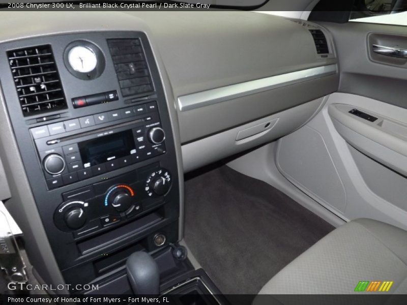 Brilliant Black Crystal Pearl / Dark Slate Gray 2008 Chrysler 300 LX