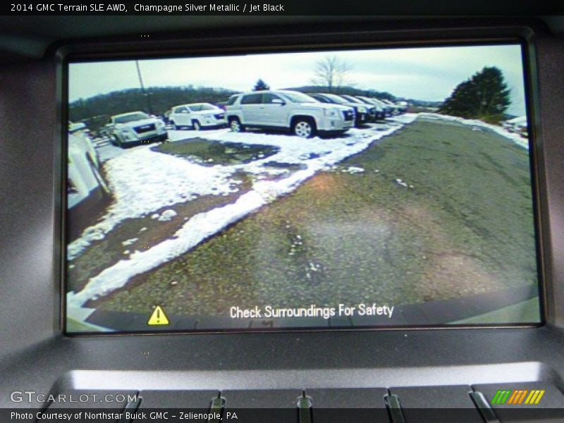 Champagne Silver Metallic / Jet Black 2014 GMC Terrain SLE AWD