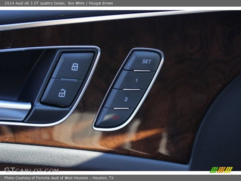 Ibis White / Nougat Brown 2014 Audi A6 3.0T quattro Sedan