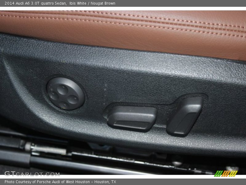 Ibis White / Nougat Brown 2014 Audi A6 3.0T quattro Sedan
