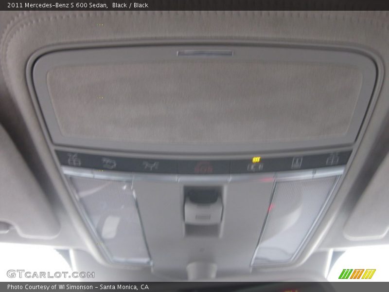 Black / Black 2011 Mercedes-Benz S 600 Sedan