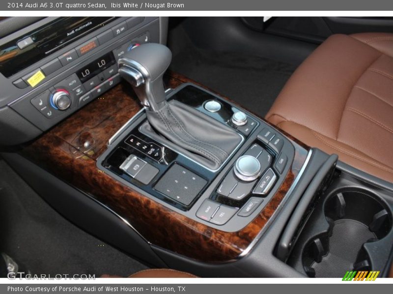 Ibis White / Nougat Brown 2014 Audi A6 3.0T quattro Sedan