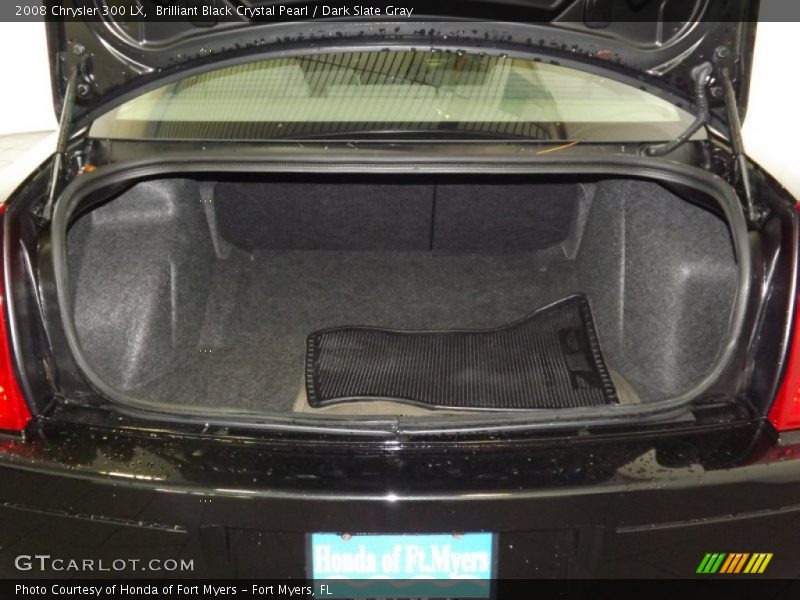 Brilliant Black Crystal Pearl / Dark Slate Gray 2008 Chrysler 300 LX
