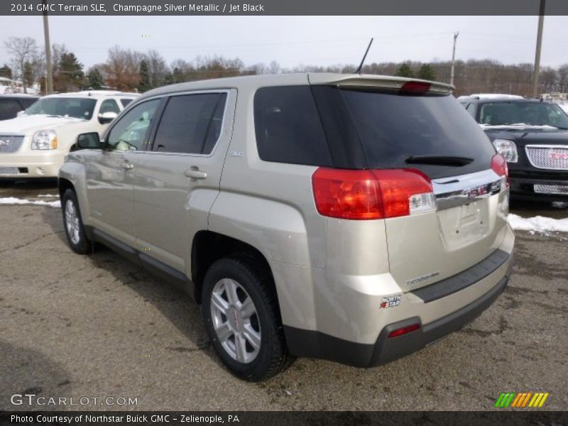 Champagne Silver Metallic / Jet Black 2014 GMC Terrain SLE