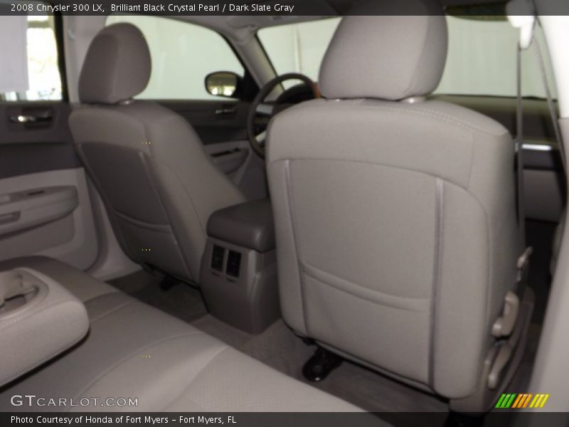 Brilliant Black Crystal Pearl / Dark Slate Gray 2008 Chrysler 300 LX