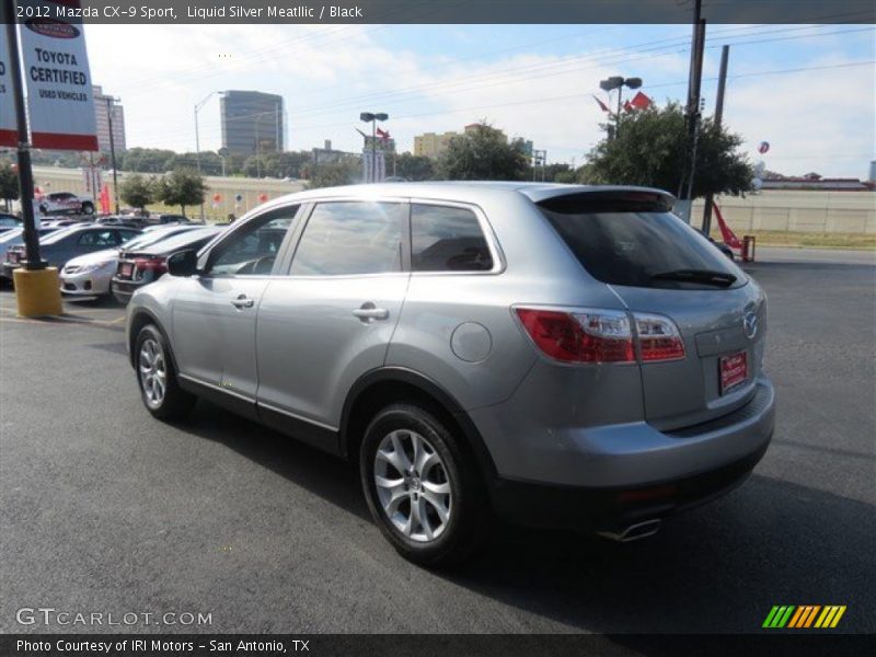 Liquid Silver Meatllic / Black 2012 Mazda CX-9 Sport