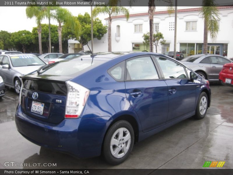 Blue Ribbon Metallic / Bisque 2011 Toyota Prius Hybrid IV