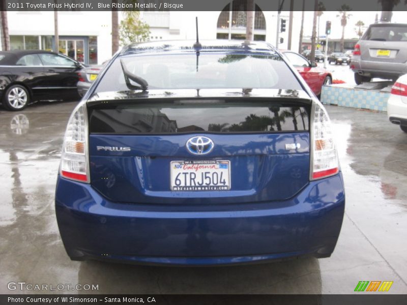 Blue Ribbon Metallic / Bisque 2011 Toyota Prius Hybrid IV