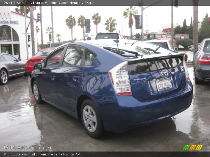 Blue Ribbon Metallic / Bisque 2011 Toyota Prius Hybrid IV