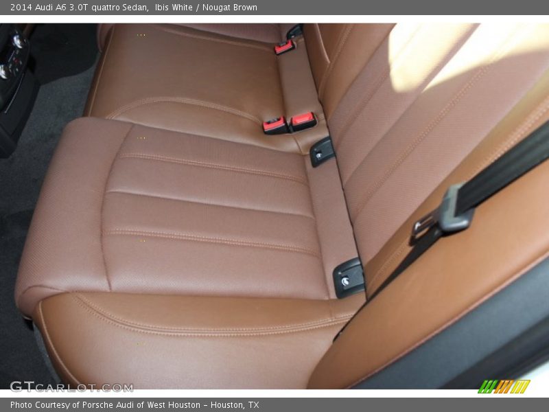 Ibis White / Nougat Brown 2014 Audi A6 3.0T quattro Sedan