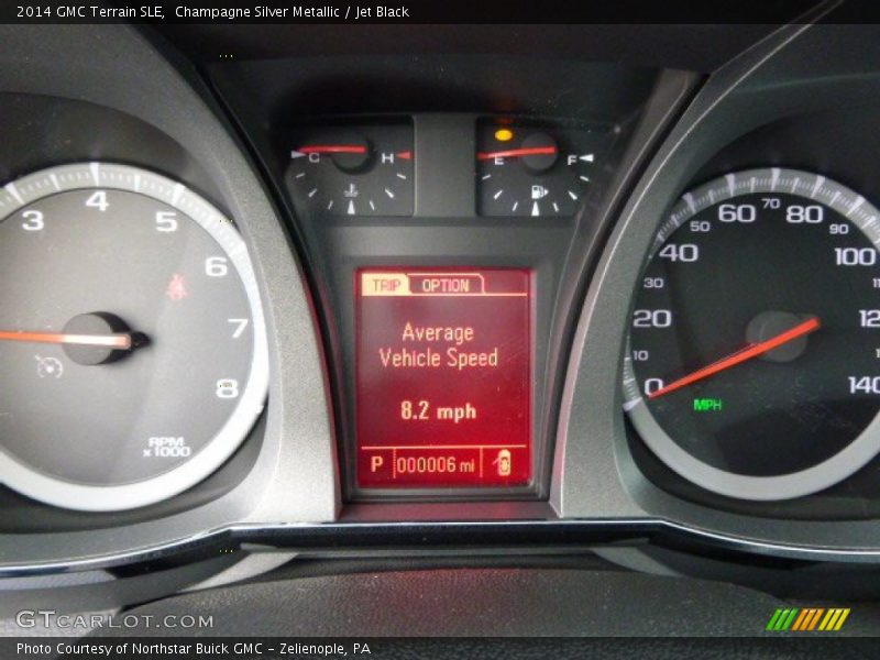 Champagne Silver Metallic / Jet Black 2014 GMC Terrain SLE