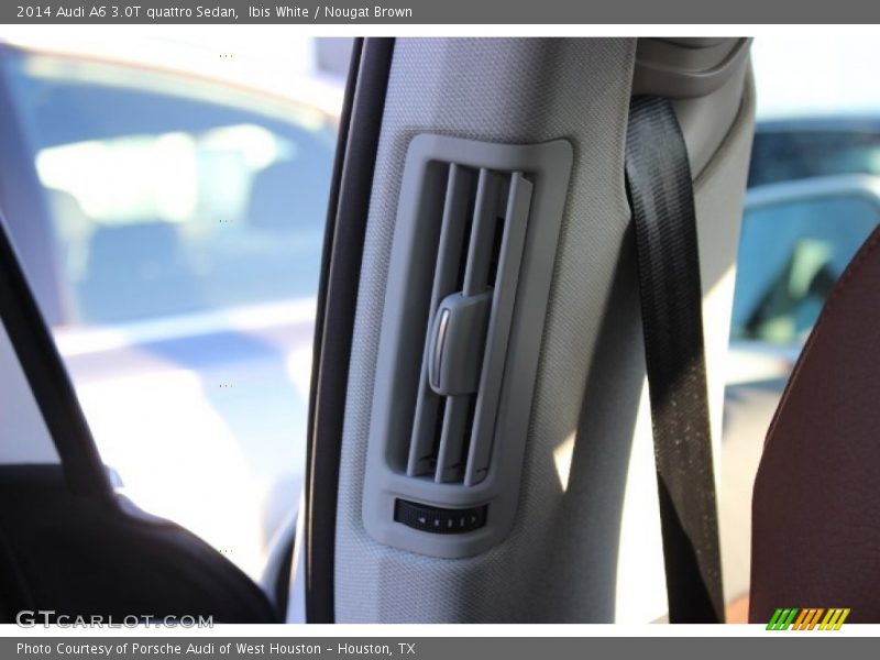 Ibis White / Nougat Brown 2014 Audi A6 3.0T quattro Sedan