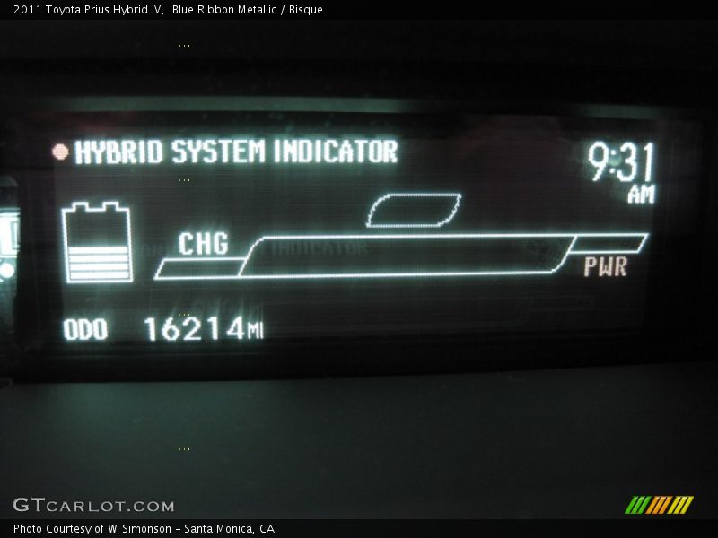 Blue Ribbon Metallic / Bisque 2011 Toyota Prius Hybrid IV
