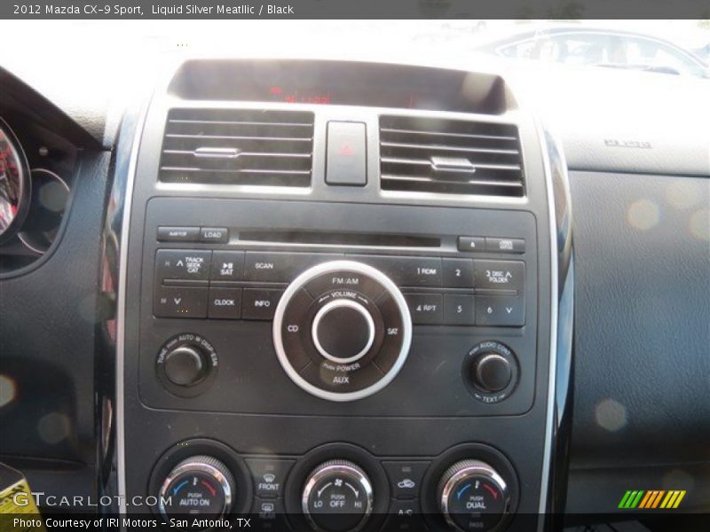 Liquid Silver Meatllic / Black 2012 Mazda CX-9 Sport