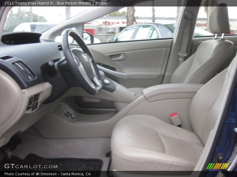 Blue Ribbon Metallic / Bisque 2011 Toyota Prius Hybrid IV