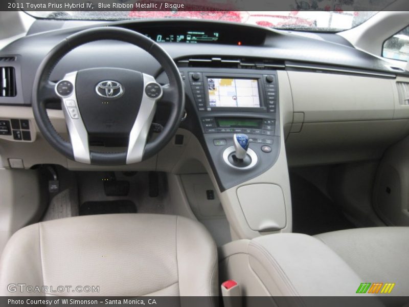Blue Ribbon Metallic / Bisque 2011 Toyota Prius Hybrid IV