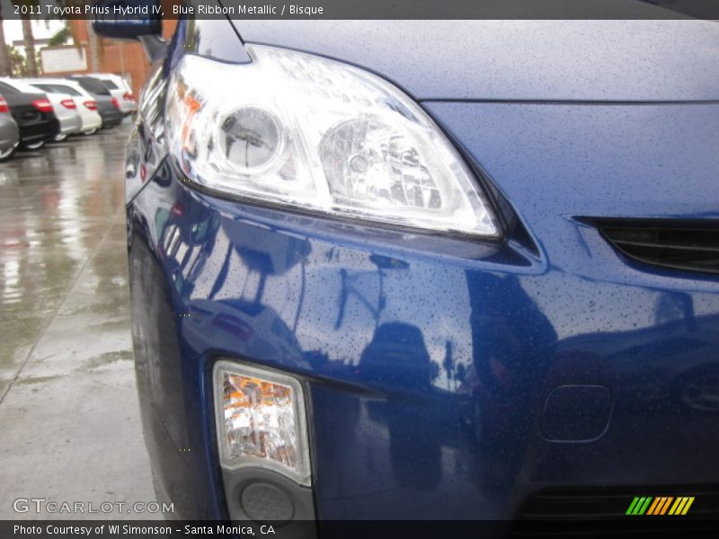 Blue Ribbon Metallic / Bisque 2011 Toyota Prius Hybrid IV