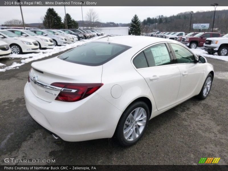 White Diamond Tricoat / Ebony 2014 Buick Regal FWD