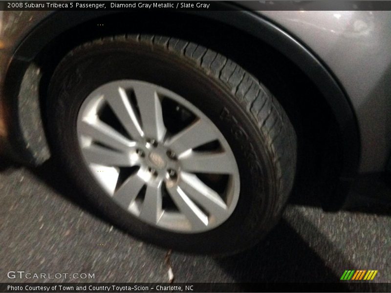 Diamond Gray Metallic / Slate Gray 2008 Subaru Tribeca 5 Passenger
