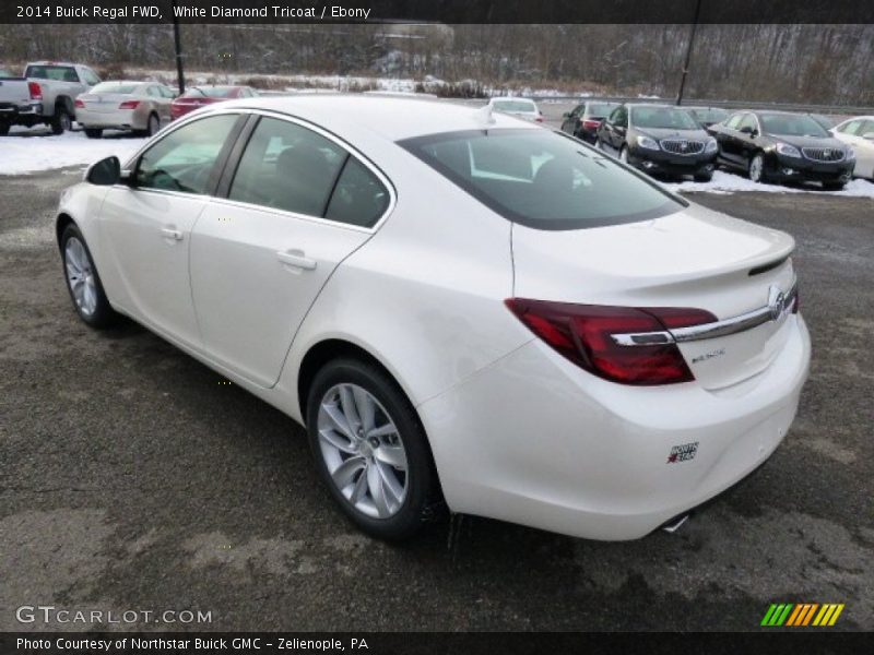 White Diamond Tricoat / Ebony 2014 Buick Regal FWD