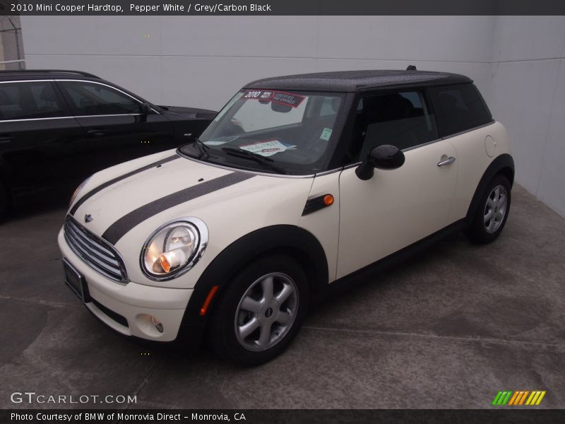 Pepper White / Grey/Carbon Black 2010 Mini Cooper Hardtop