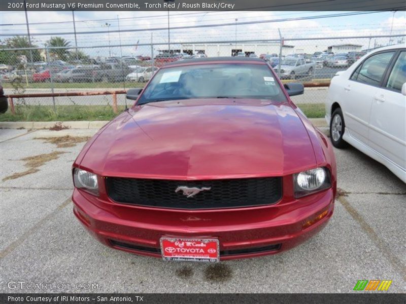 Torch Red / Roush Black/Grey 2007 Ford Mustang V6 Premium Convertible