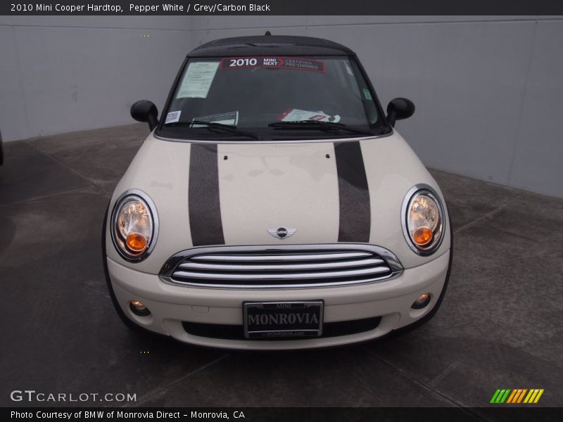Pepper White / Grey/Carbon Black 2010 Mini Cooper Hardtop