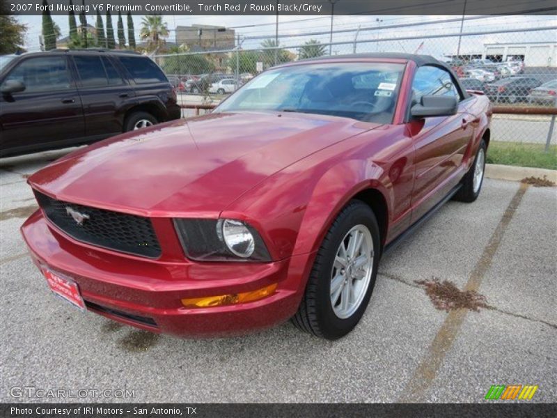 Torch Red / Roush Black/Grey 2007 Ford Mustang V6 Premium Convertible