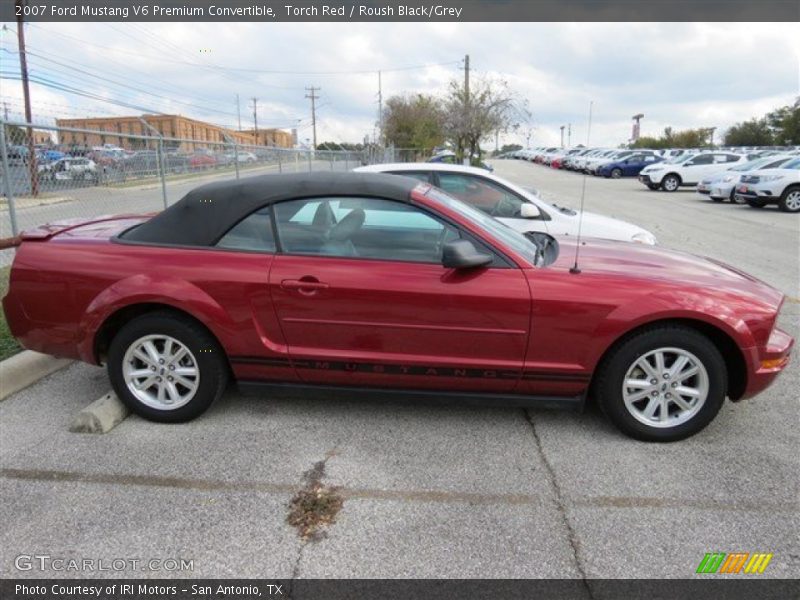 Torch Red / Roush Black/Grey 2007 Ford Mustang V6 Premium Convertible