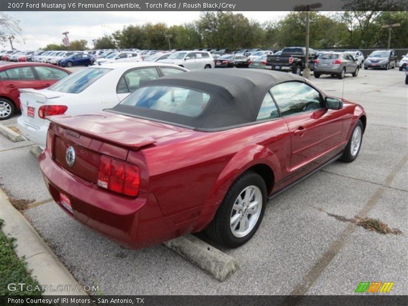 Torch Red / Roush Black/Grey 2007 Ford Mustang V6 Premium Convertible