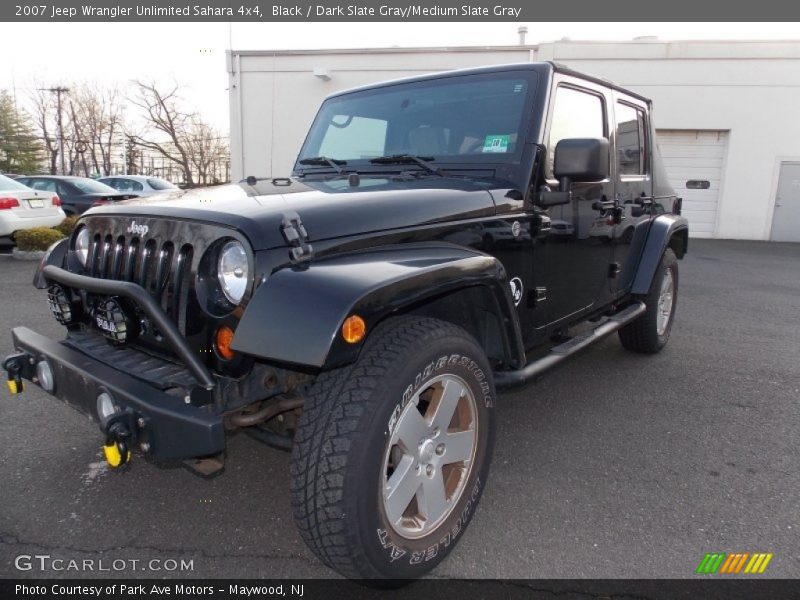 Black / Dark Slate Gray/Medium Slate Gray 2007 Jeep Wrangler Unlimited Sahara 4x4