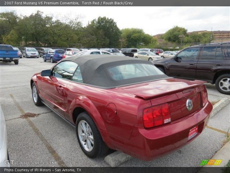 Torch Red / Roush Black/Grey 2007 Ford Mustang V6 Premium Convertible