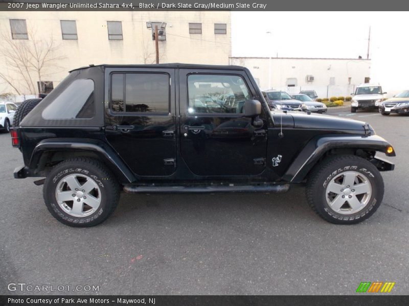 Black / Dark Slate Gray/Medium Slate Gray 2007 Jeep Wrangler Unlimited Sahara 4x4