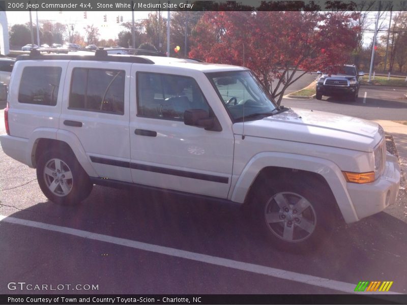 Stone White / Medium Slate Gray 2006 Jeep Commander 4x4